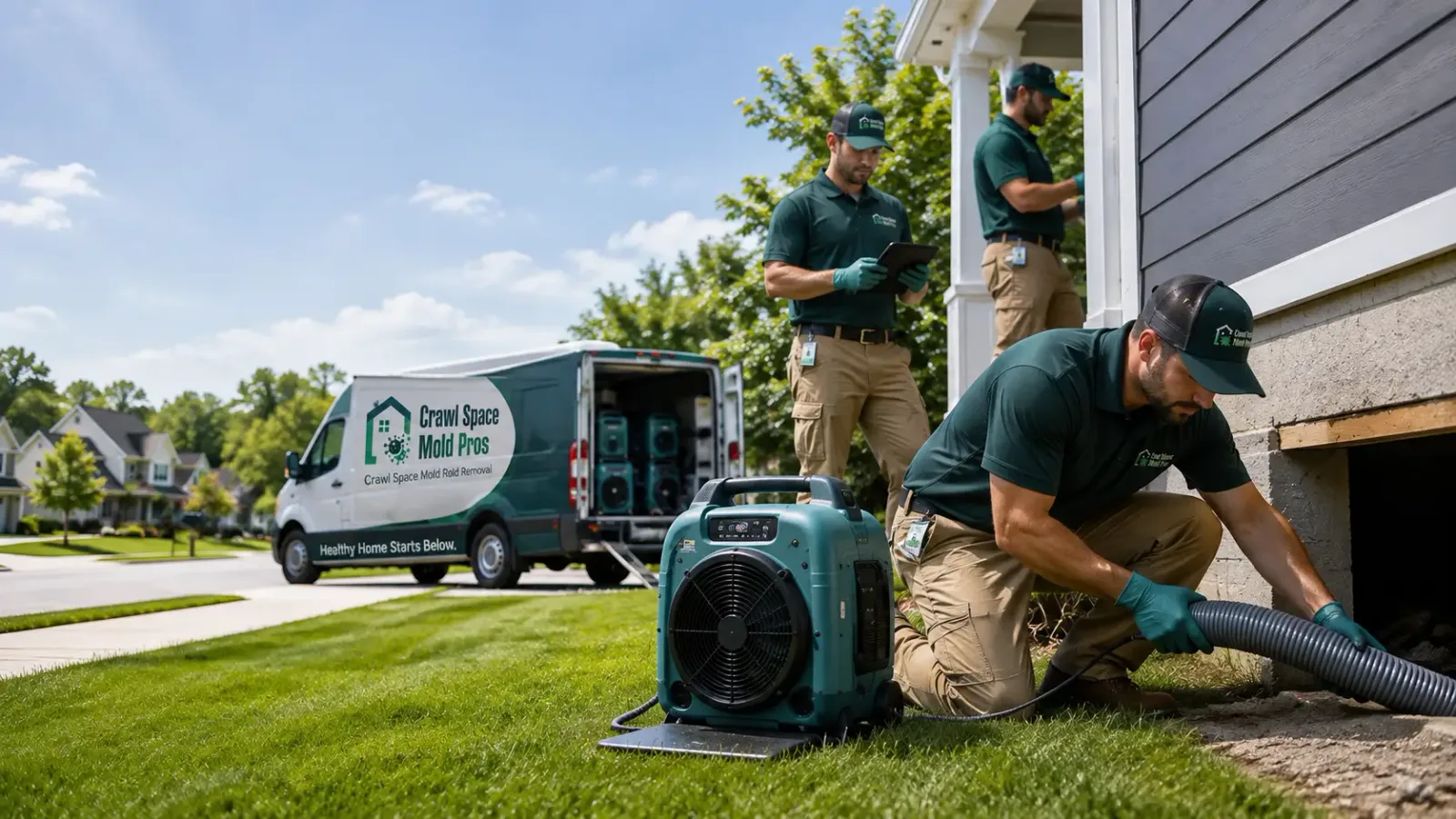 Crawl Space Mold Removal in Kanawha, IA